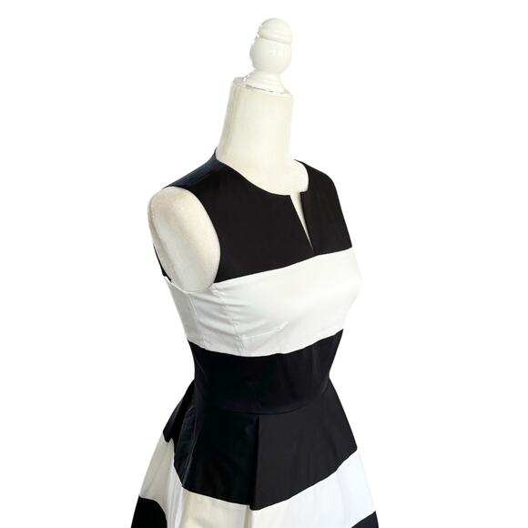 Kate Spade Corley Colorblock Fit & Flare Dress 0 Blue Black NWT - Picture 4 of 10